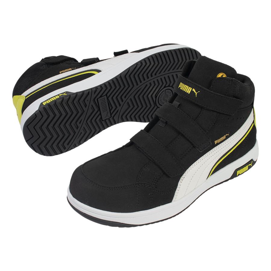 プーマ PUMA 安全靴 AIRTWIST 2.0 BLACK MID H&L　24.5 #63.203.0 [1871-8112062]