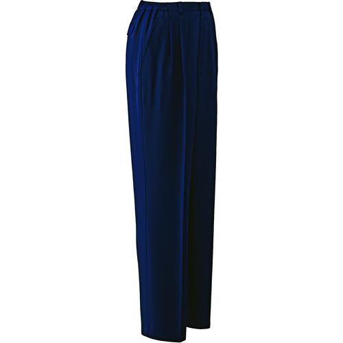 ミドリ安全 静電気帯電防止作業服 女子スラックス ネイビー サイズ17