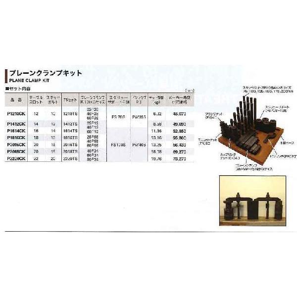 スーパーツール 【個人宅不可】ステップクランプキット P2220CK  [27-216357]の画像