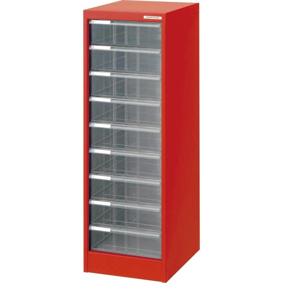 ナカバヤシ アバンテV2フロアケース A4 深9段 レッド AF-M9