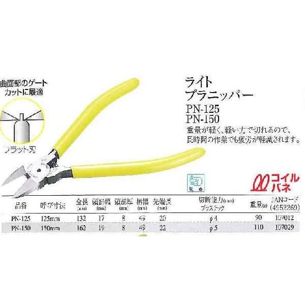 ツノダ TTC 【Z】プラスチック ニッパー 150mm PN-150 [32-107029
