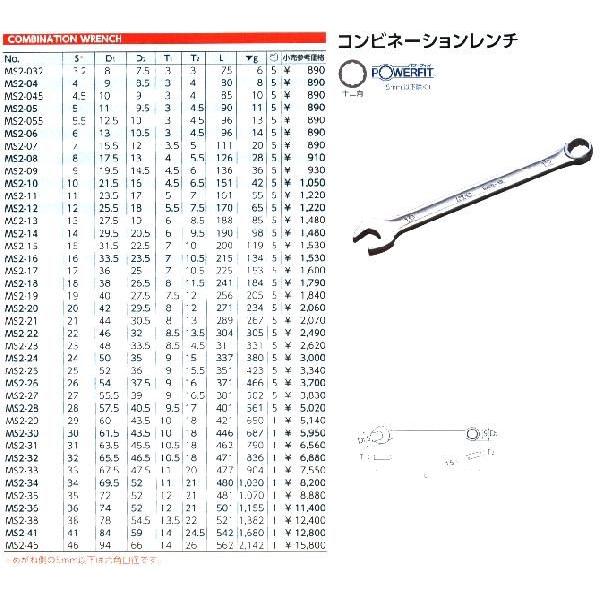 KTC コンビネーションレンチ MS2-22 [A010306]｜daishinshop｜02