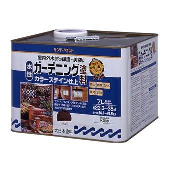 サンデーペイント 水性ガーデニング塗料カラーステイン 7L と サンデーペイント 水性ガーデニング塗料カラーステイン 7L と