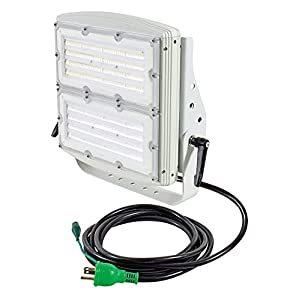 日動工業 LED投光器  スクエアライト200W 電源装置一体型 昼白色 投光器型 LEIS-200D-JW-50K [A120104]