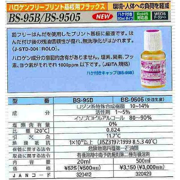 太洋電機産業 グット goot ハロゲンフリーフラックス 20ml BS-95B [94