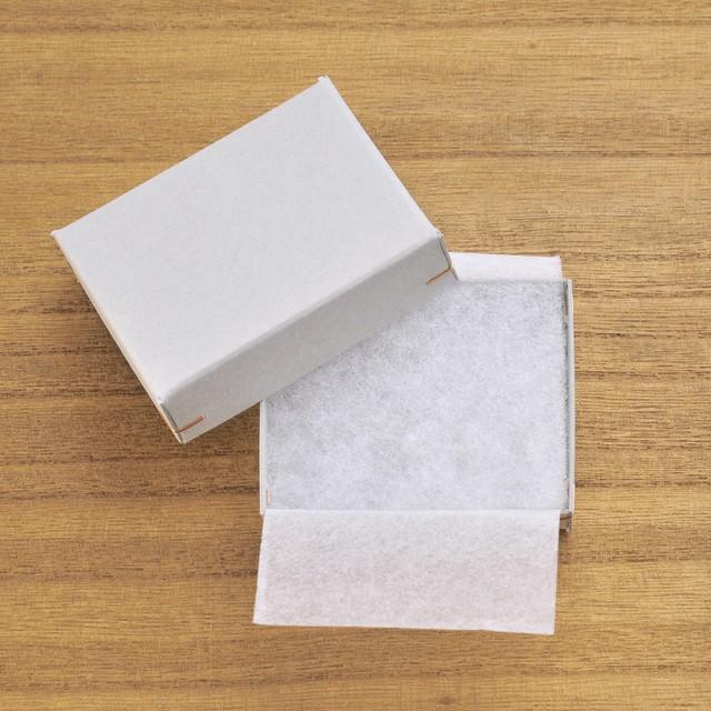 薄葉紙 角留め箱 S用サイズ 25枚 白 薄紙 包装 70×150mm A033 : だいし