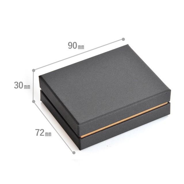 ジュエリーギフトボックス M 印籠型 スポンジ付 90×72×30mm 1個