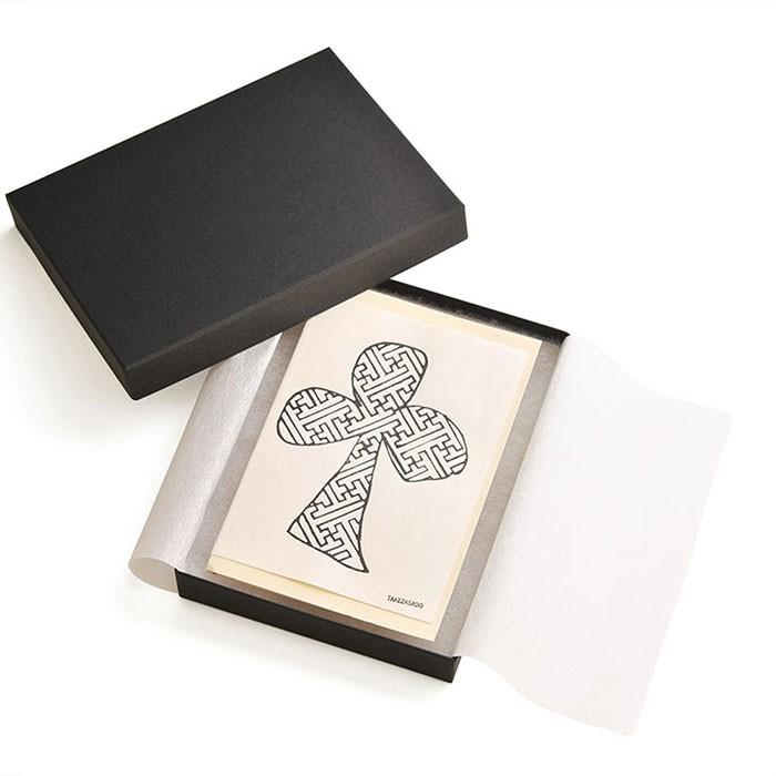 ギフトボックス A6 貼り箱 綿・薄紙付 日本製 168×125×26mm 1個 2色