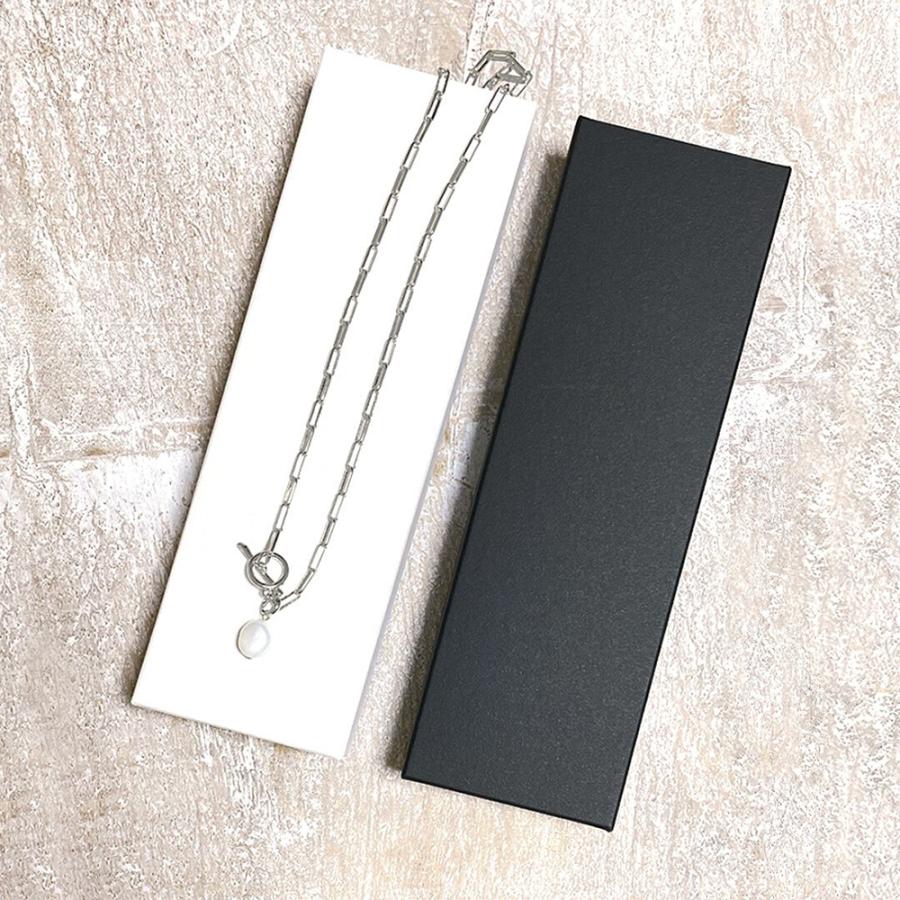 ギフトボックス ロングネックレス 貼り箱 綿・薄紙付 220×68×27mm 1個