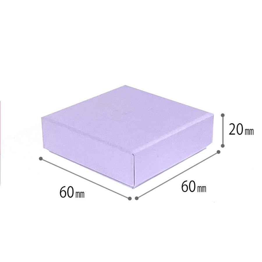 ましかく箱 （スポンジ付）60×60×20mm 貼り箱 1個 日本製 : だいし屋