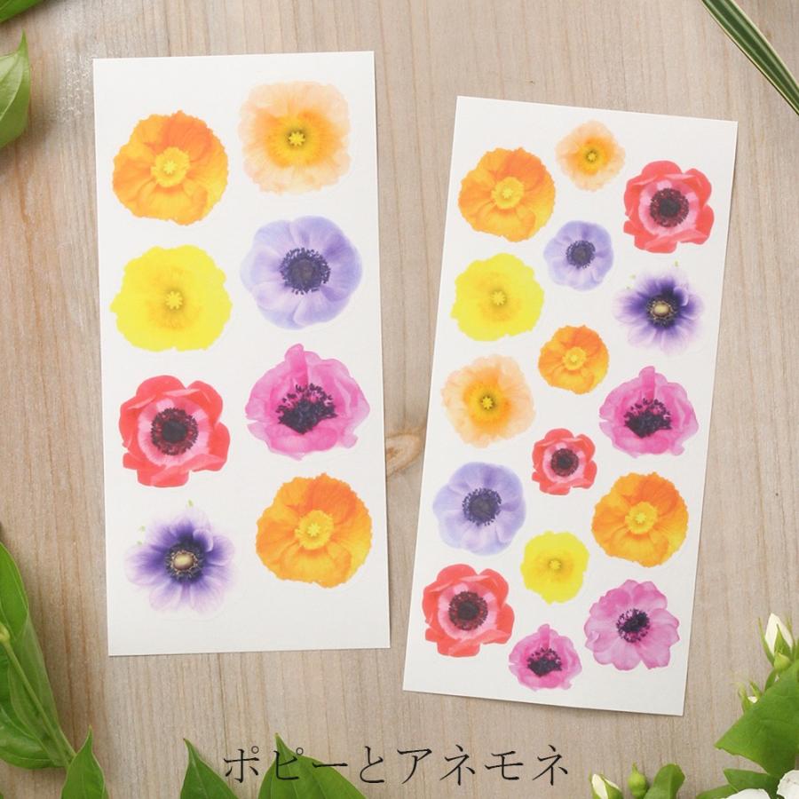 透ける花シール ポピー アネモネ フラワー 2枚組 G039 Fs だいし屋 通販 Yahoo ショッピング
