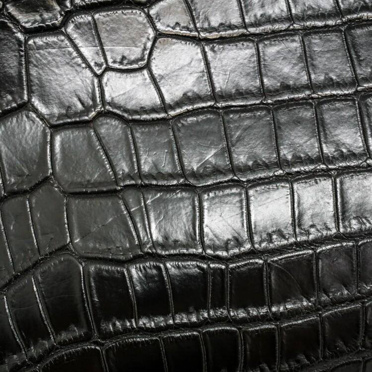 【希少】CELINE 16 セーズ ハンドバッグ ショルダーバッグ クロコダイルマット レザー ブラック ゴールド金具 2WAY ブランドバッグ 2s78447j【中古】 | 16（CELINE） | 06