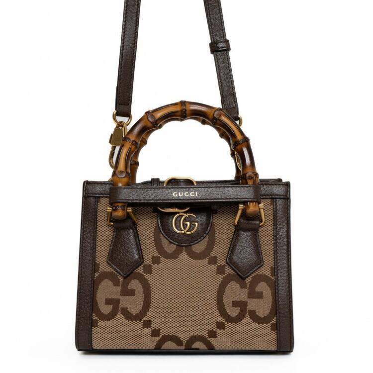 GUCCI（グッチ） 【中古】GUCCI ダイアナ ジャンボGG ミニトート