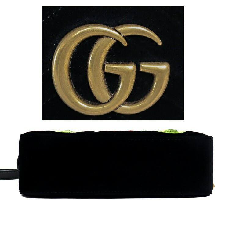 GG Marmont 【美品】 グッチ GGマーモント チェーンショルダーバッグ 
