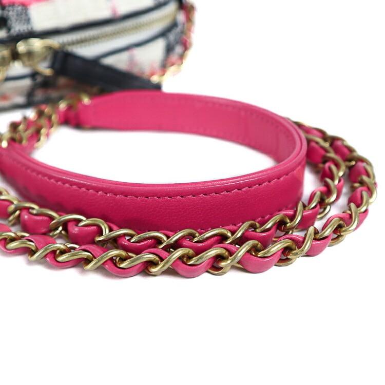 CHANEL（シャネル） 【美品】 ツイード チェーンショルダーバッグ