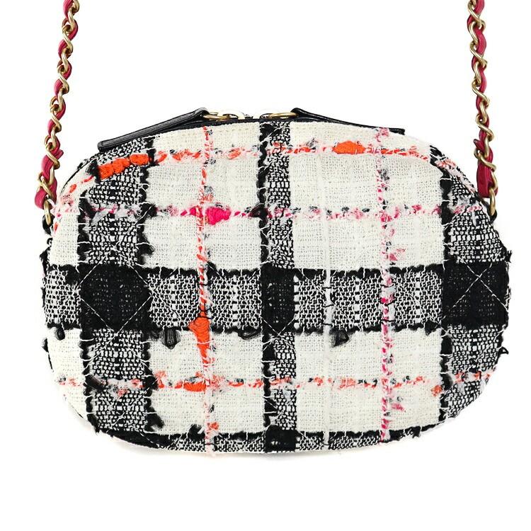 CHANEL（シャネル） 【美品】 ツイード チェーンショルダーバッグ