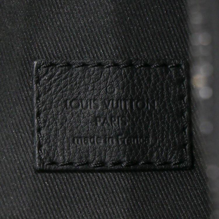 【美品】LOUIS VUITTON モノグラム・シャドウ デュオ・スリングバッグ メンズバッグ ポーチ付 ボディバッグ M21890 ノワール ブラック 5060125j 【中古】_10