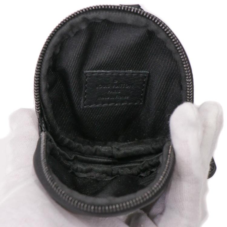 【美品】LOUIS VUITTON モノグラム・シャドウ デュオ・スリングバッグ メンズバッグ ポーチ付 ボディバッグ M21890 ノワール ブラック 5060125j 【中古】_9