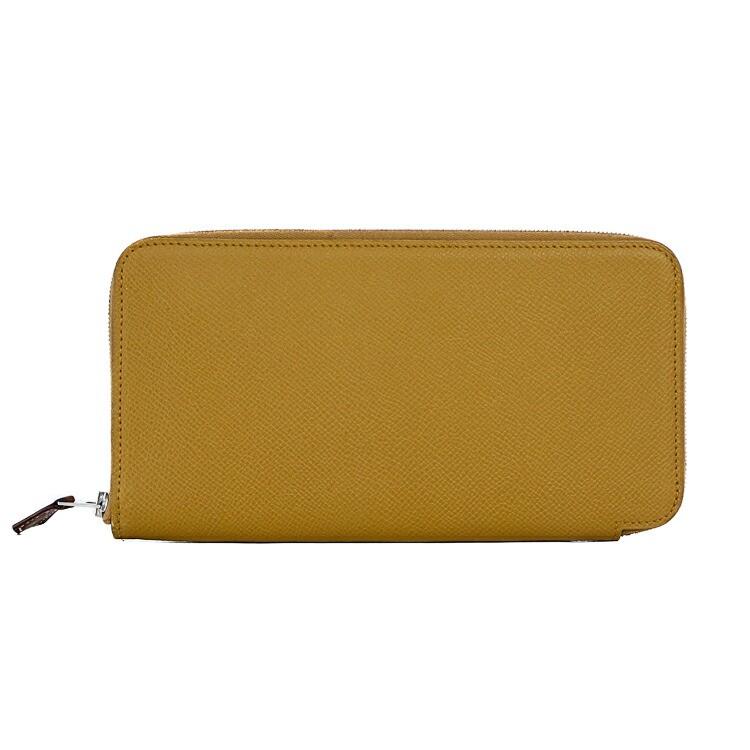 Azap 【美品】HERMES エルメス アザップロング シルクイン 長財布 