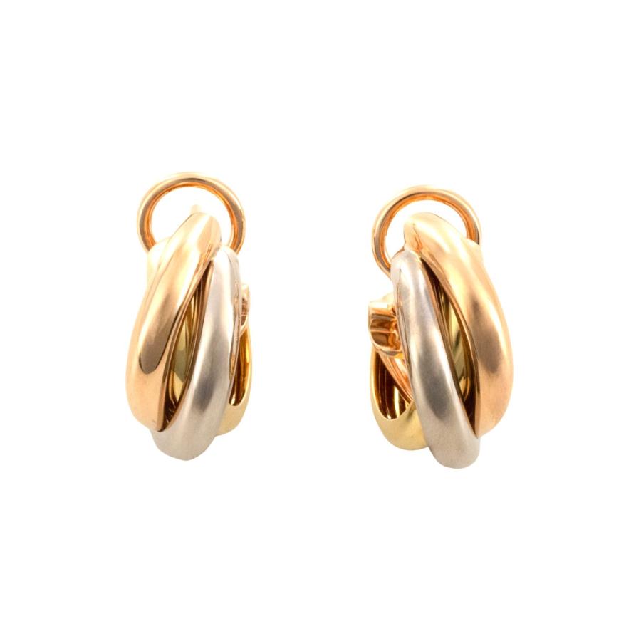 TRINITY（Cartier） 【美品】CARTIER カルティエ トリニティピアス