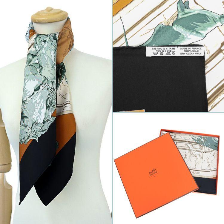 HERMES（エルメス） 【未使用品】HERMES カレ90 大判スカーフ LA