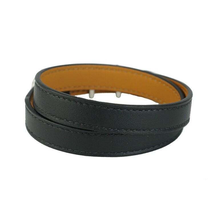 HERMES（エルメス） 【美品】HERMES レザーブレスレット トレンチ