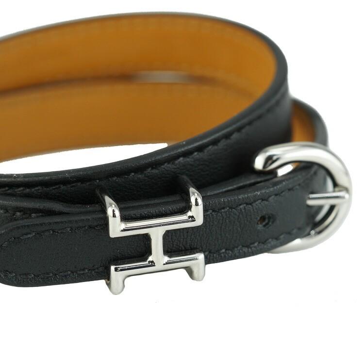 HERMES（エルメス） 【美品】HERMES レザーブレスレット トレンチ