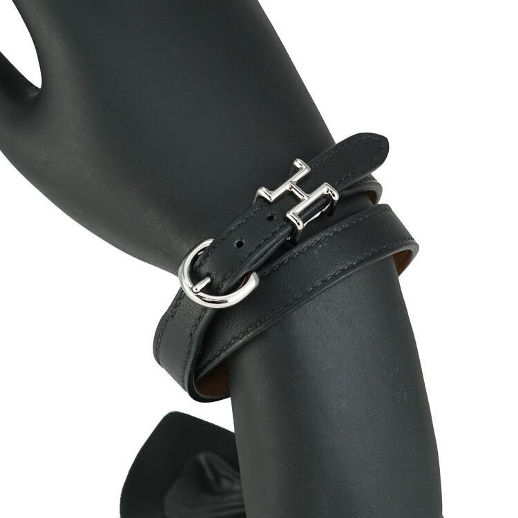 HERMES（エルメス） 【美品】HERMES レザーブレスレット トレンチ