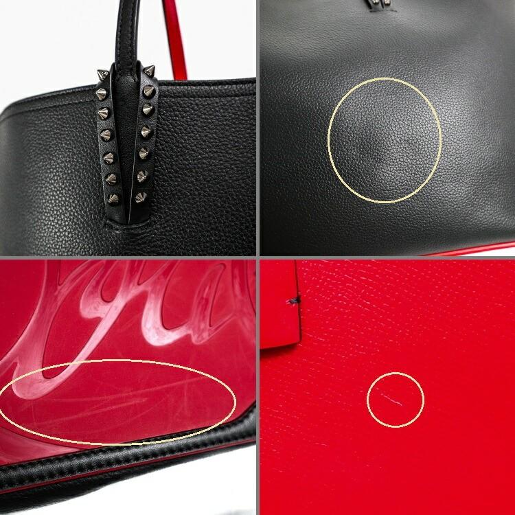 美品 クリスチャンルブタン トートバッグ カバタ スパイクスタッズ カバタ レディースバッグ｜クリスチャン ルブタン【公式オンライン