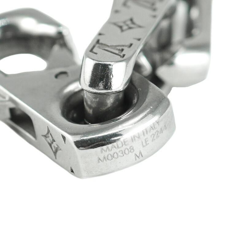 ルイ・ヴィトン Louis Vuitton ブレスレット・チェーン モノグラム M M00308 メタル シルバー ブランドアクセサリー 5442341ML【中古】_4