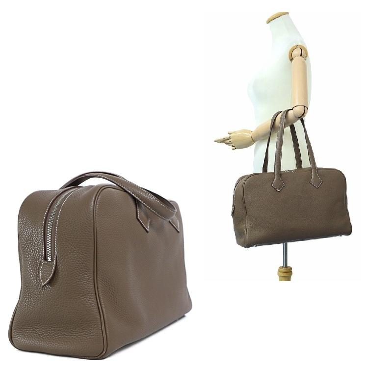 Victoria 【美品】HERMES ヴィクトリア 35 トートバッグ ハンドバッグ
