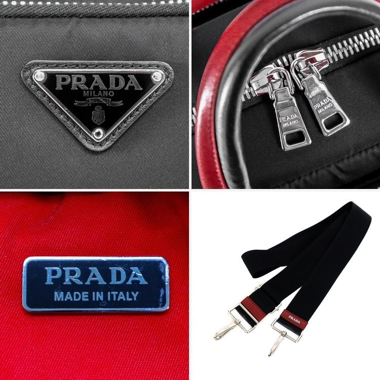 PRADA（プラダ） 【極美品】PRADA マルチポケット ロゴプレート
