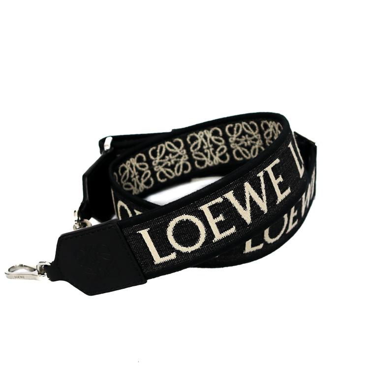 美品☆ LOEWE ショルダーストラップ ロゴ アナグラム レザー
