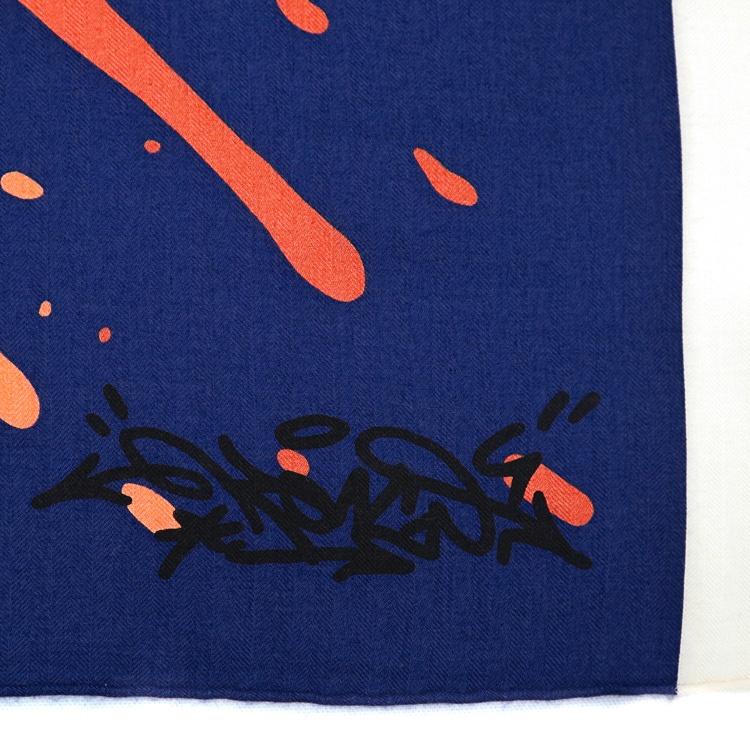 HERMES（エルメス） カレジェアン カレ140 Hermes Graffiti KONGO