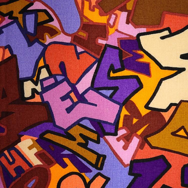 HERMES（エルメス） カレジェアン カレ140 Hermes Graffiti KONGO