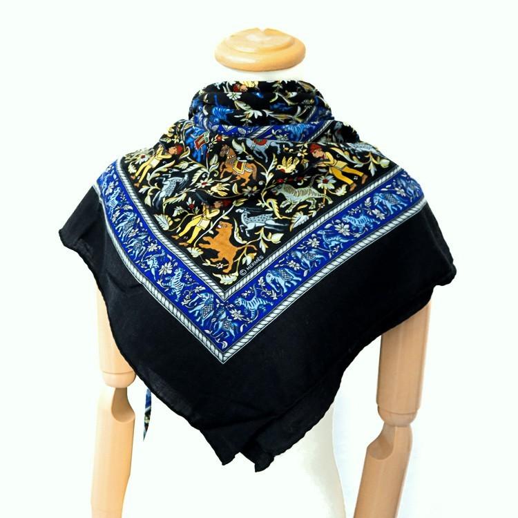 HERMES（エルメス） カレジェアン カレ140 CHASSE EN INDE インドの