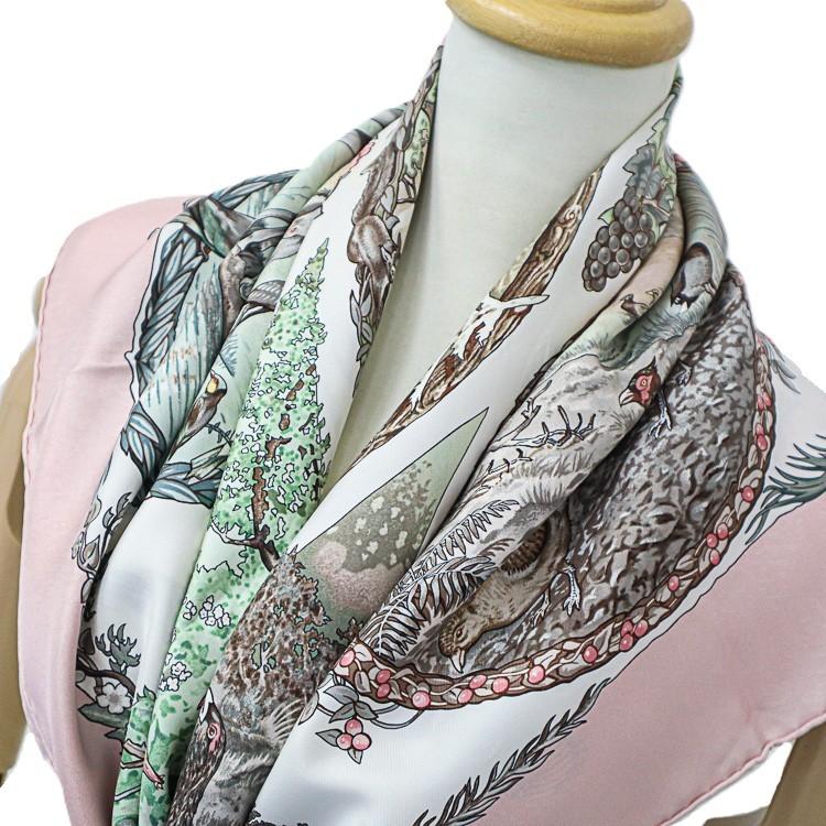 HERMES（エルメス） 【美品】HERMES カレ90 大判スカーフ LES QUATRE