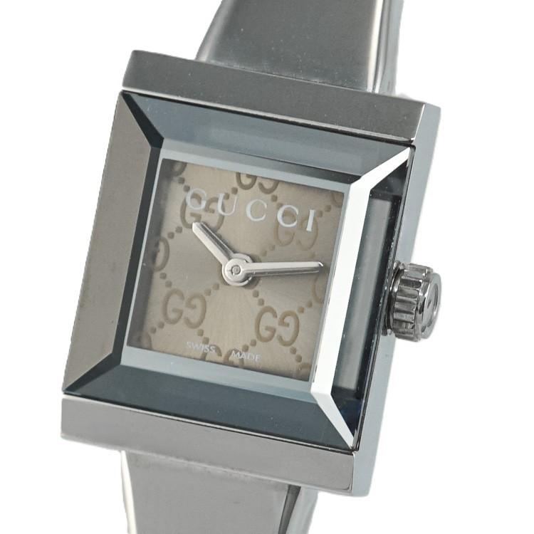 GUCCI（グッチ） 【美品】GUCCI 腕時計 Gフレーム バングルウォッチ