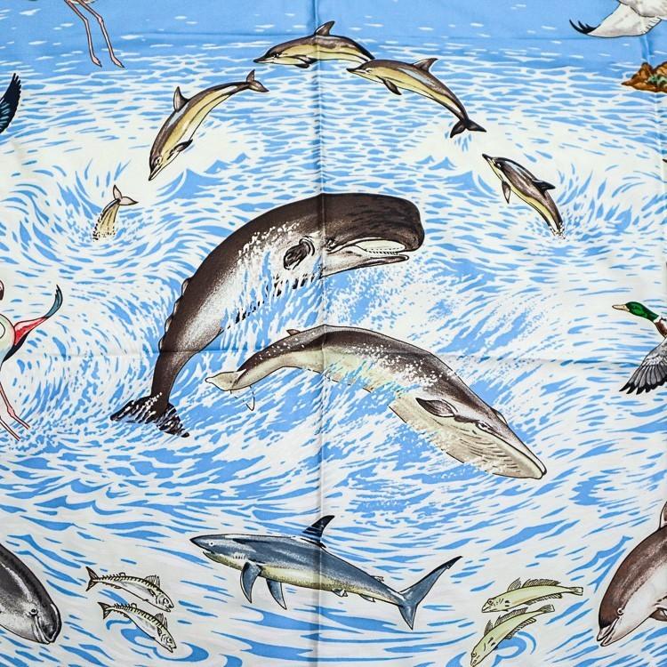 HERMES（エルメス） 【美品】HERMES カレ90 大判スカーフ Lavie