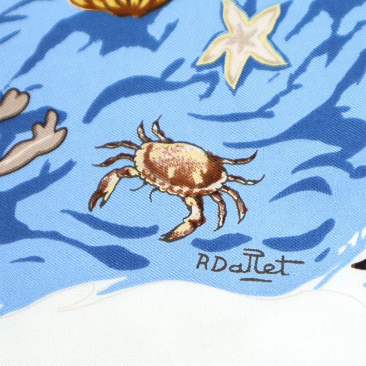 HERMES（エルメス） 【美品】HERMES カレ90 大判スカーフ Lavie