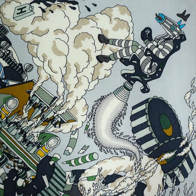 HERMES（エルメス） 【美品】HERMES カレ100 Les As du Volant アス