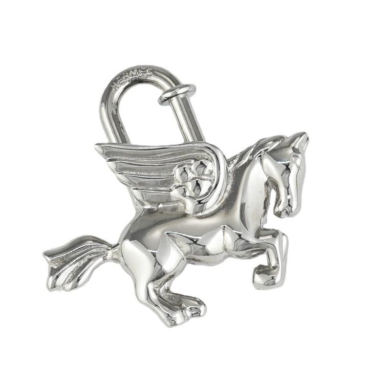 HERMES（エルメス） カデナ ペガサス チャーム メタル シルバー