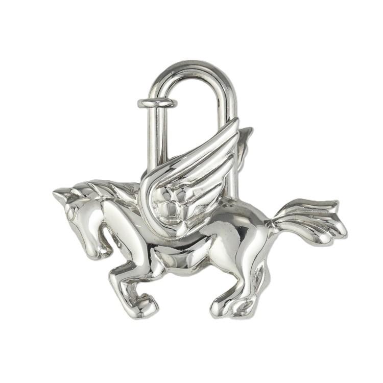 HERMES（エルメス） カデナ ペガサス チャーム メタル シルバー