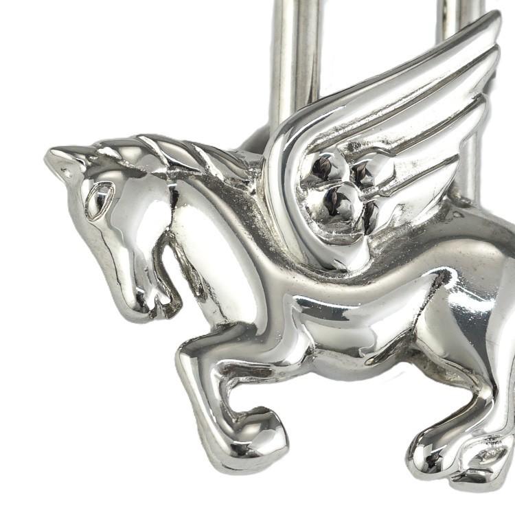 HERMES（エルメス） カデナ ペガサス チャーム メタル シルバー