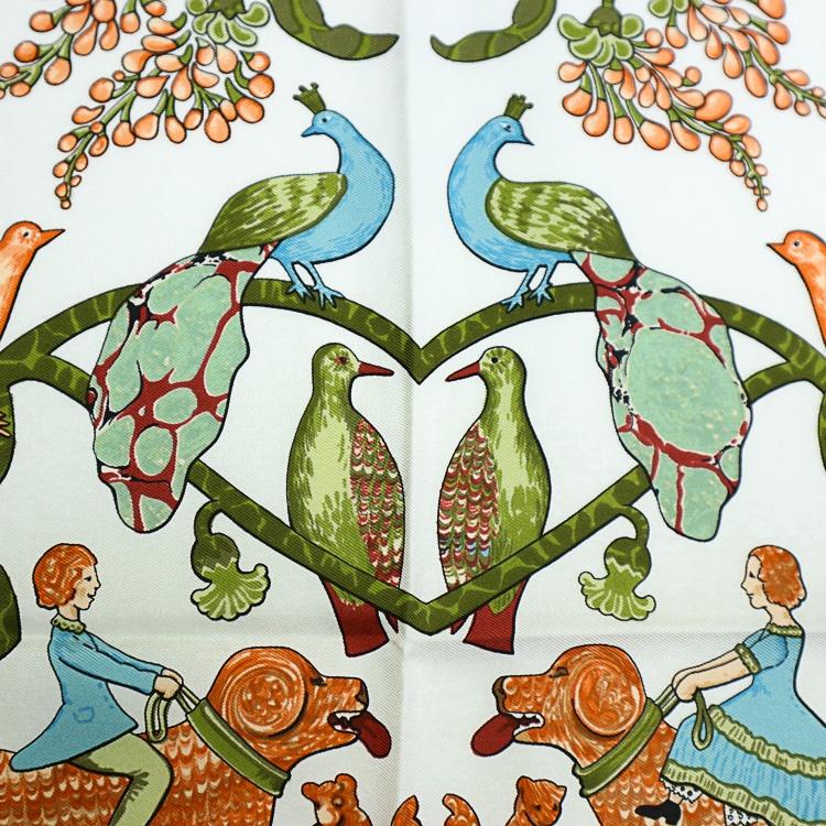 HERMES（エルメス） 【美品】 カレ90 大判スカーフ EARLY AMERICA 古き