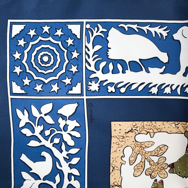 HERMES（エルメス） 【美品】 カレ90 大判スカーフ EARLY AMERICA 古き