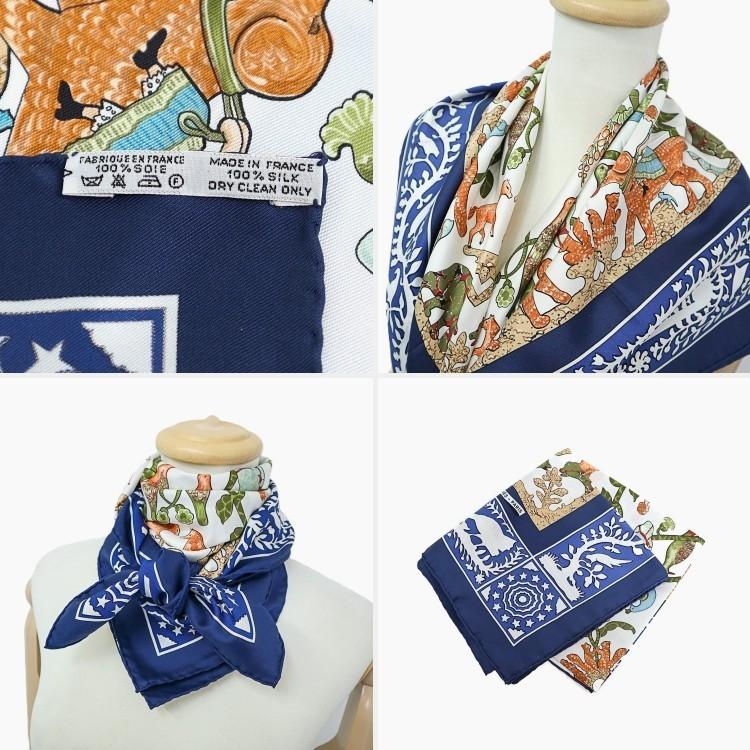 HERMES（エルメス） 【美品】 カレ90 大判スカーフ EARLY AMERICA 古き