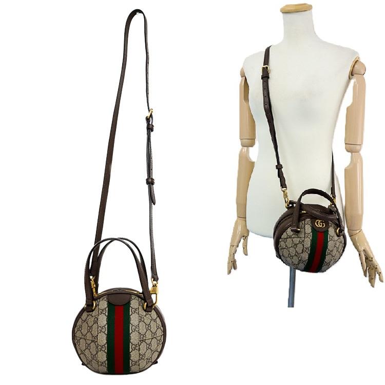 GUCCI（グッチ） 【美品】GUCCI オフィディア 丸型 2way ハンドバッグ 