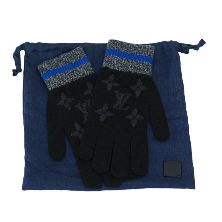 極美品】LOUIS VUITTON ゴン・モノグラム カラーブロック 手袋