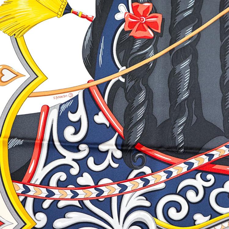 HERMES（エルメス） 【未使用品】 カレ90 大判スカーフ Harnais de